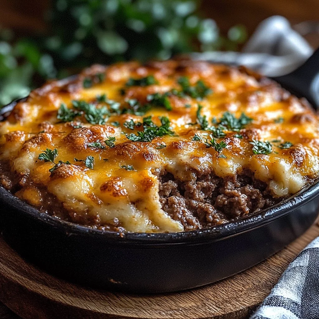 Amish Hamburger Steak Bake 1 Amish Hamburger Steak Bake