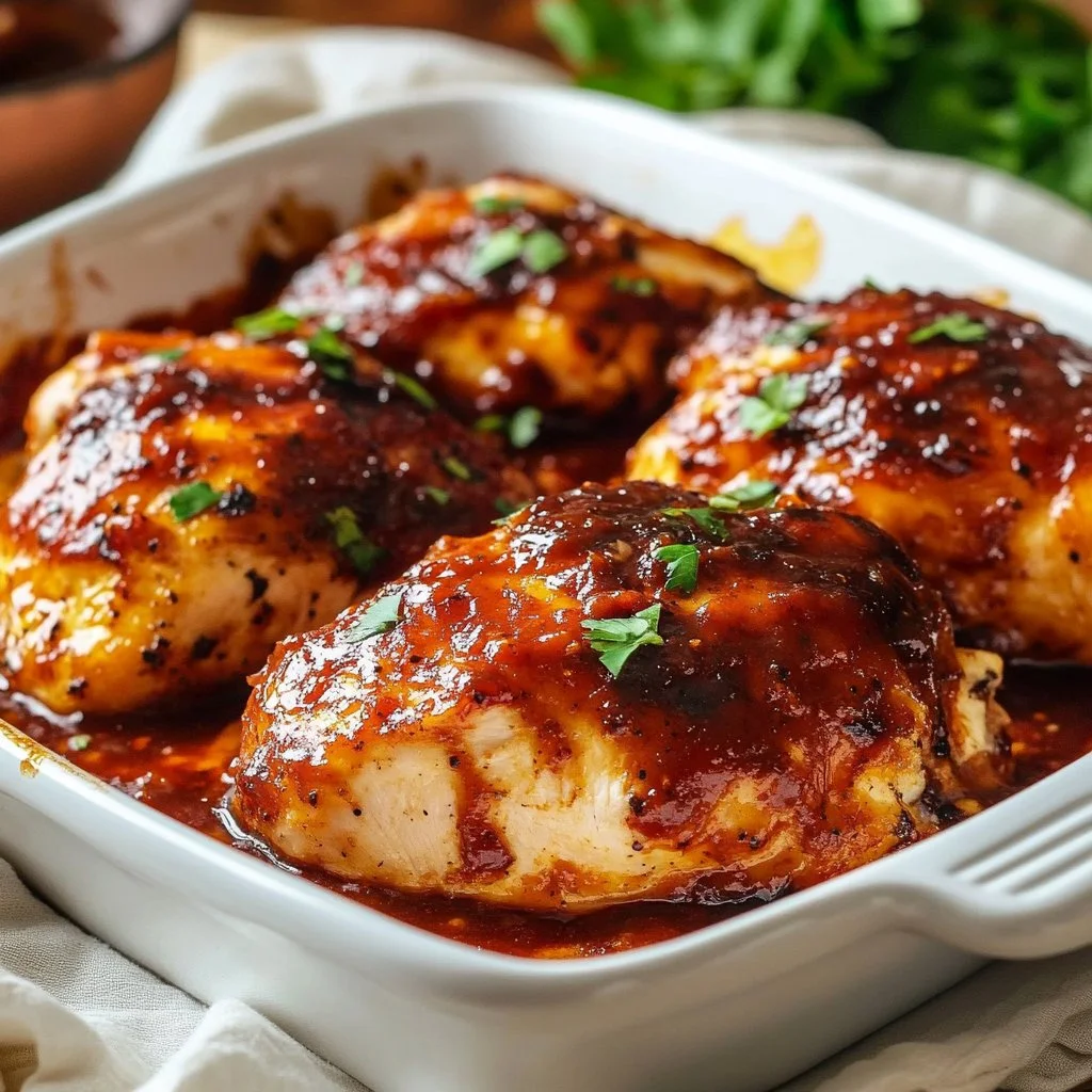 Baked BBQ Chicken 1 Baked BBQ Chicken