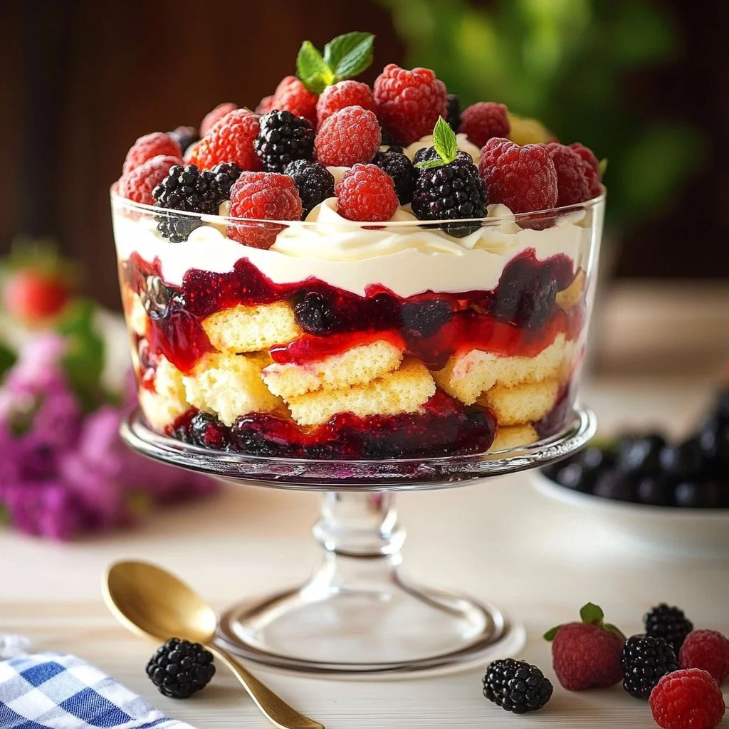 Berry Trifle 1 Berry Trifle