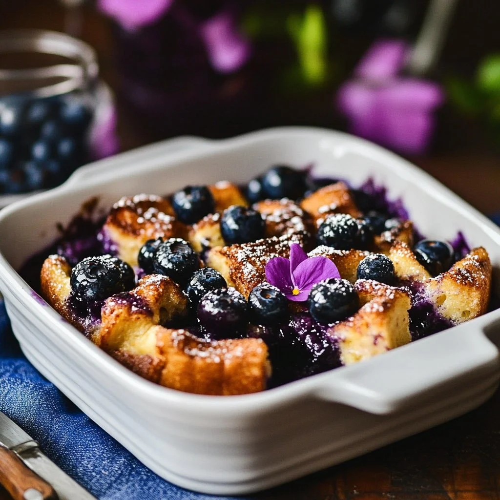 Blueberry French Toast Casserole 1 Blueberry French Toast Casserole