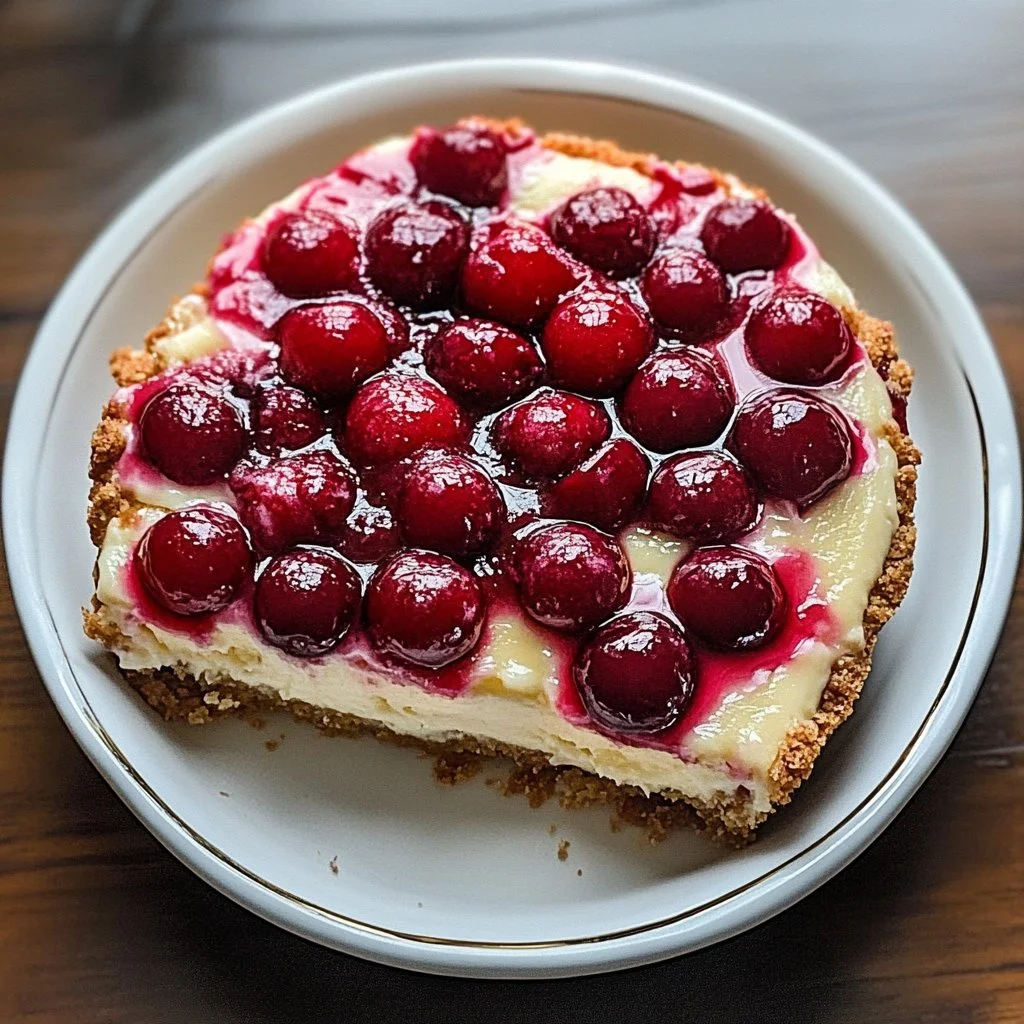Cherry Cheesecake Dump Cake