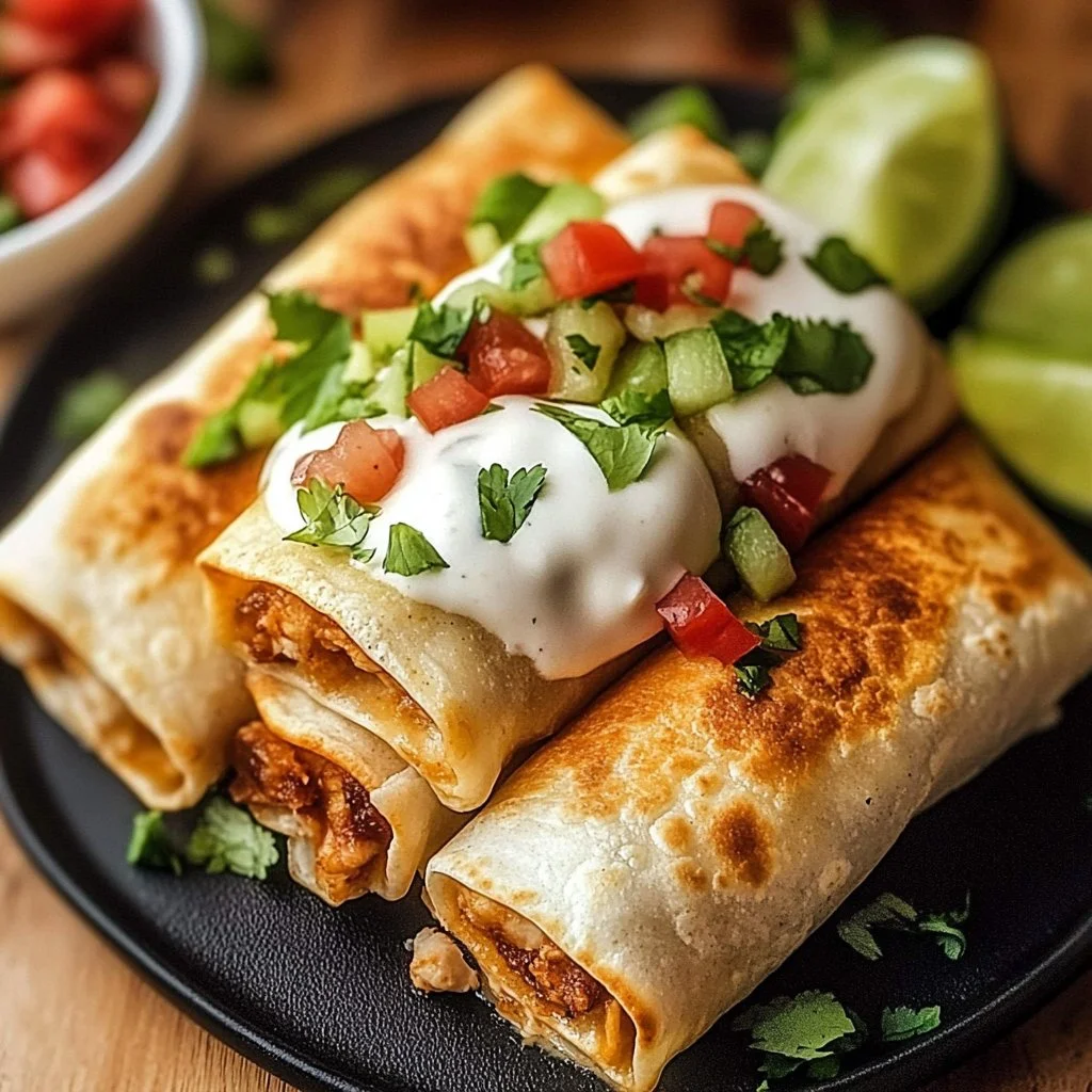 Chicken Chimichangas 1 Chicken Chimichangas