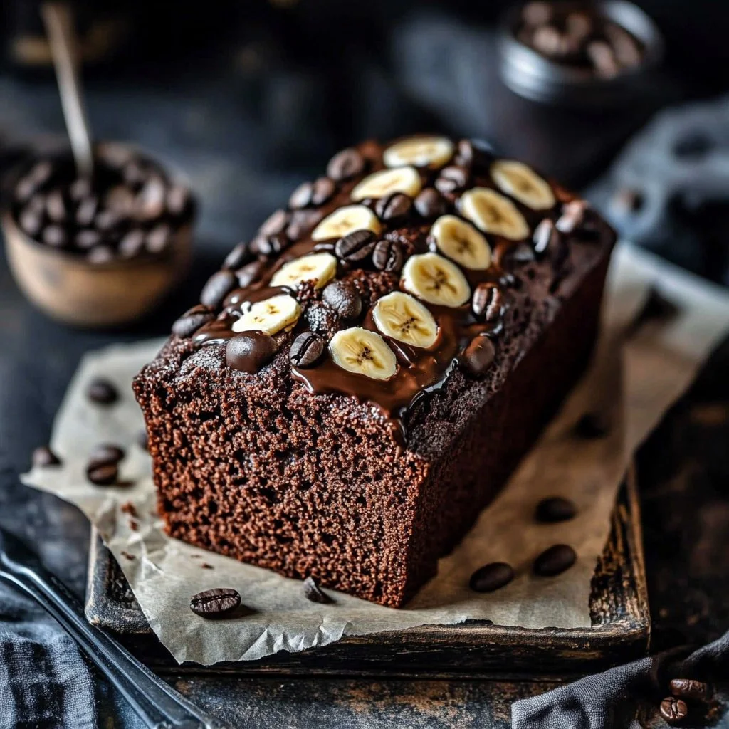 Chocolate Espresso Banana Bread 1 Chocolate Espresso Banana Bread