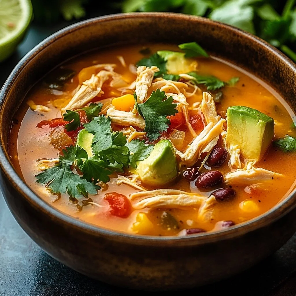 Classic Chicken Tortilla Soup 1 Classic Chicken Tortilla Soup