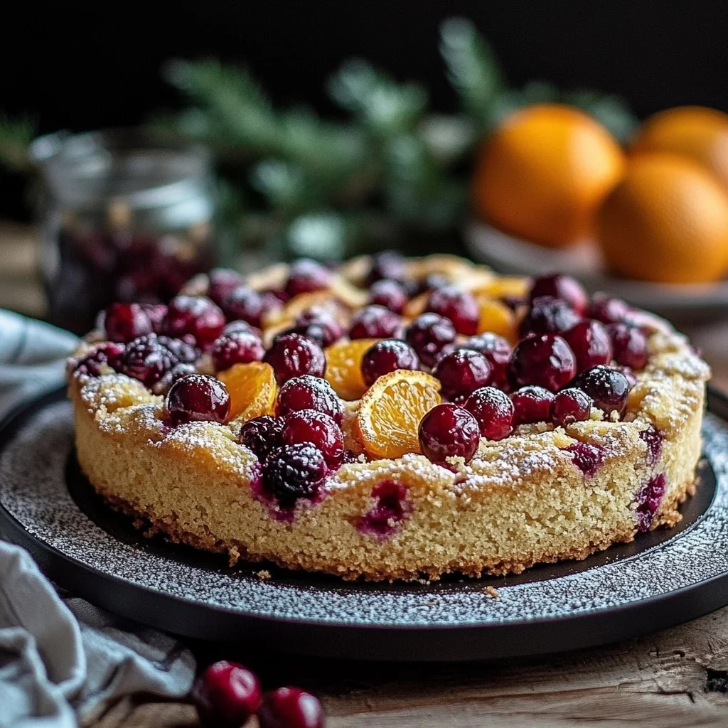 Cranberry Orange Breakfast Cake 1 Cranberry Orange Breakfast Cake