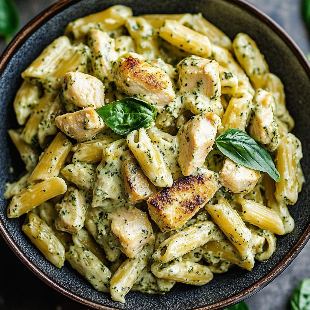 Creamy Pesto Chicken Pasta