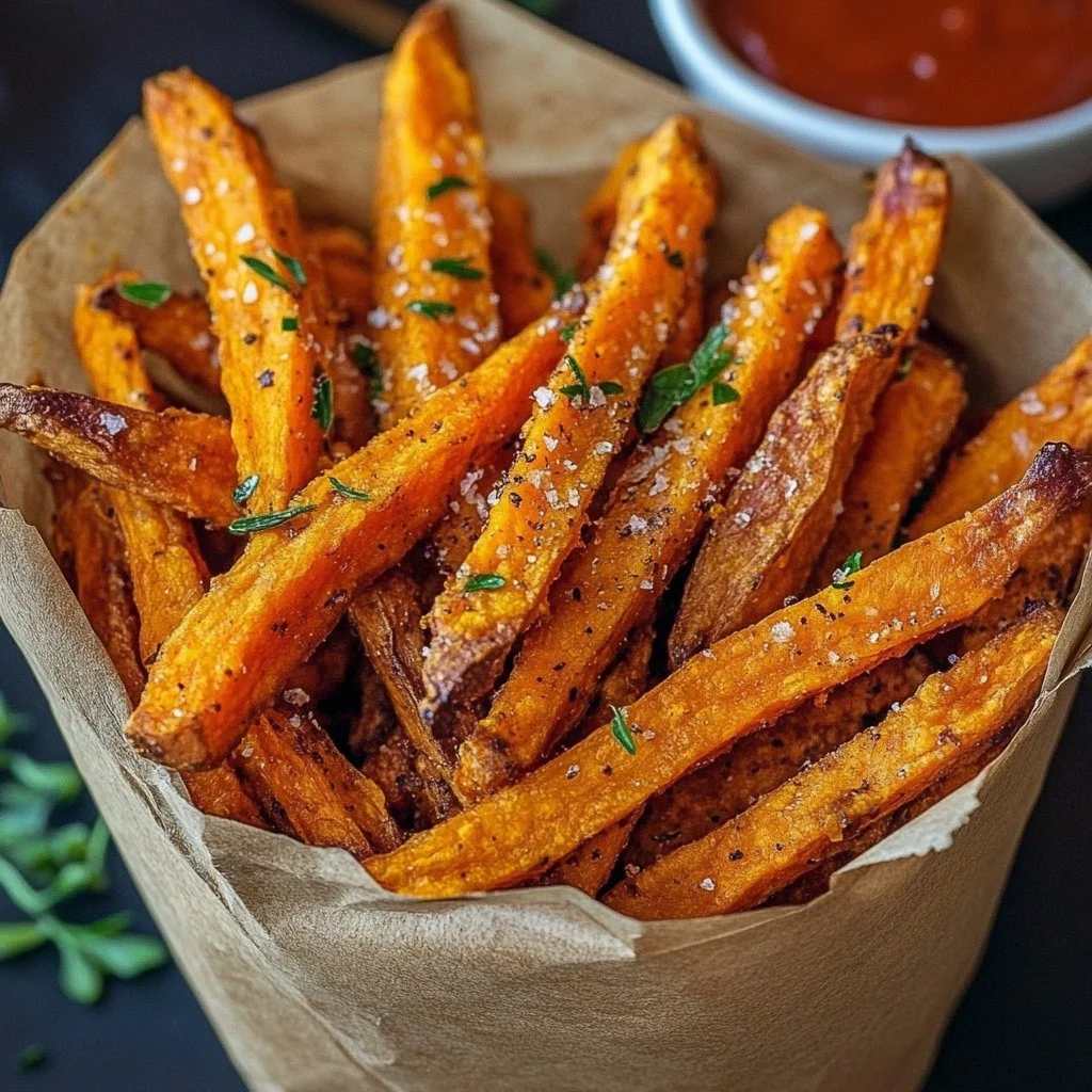 Crispy Oven Baked Sweet Potato Fries