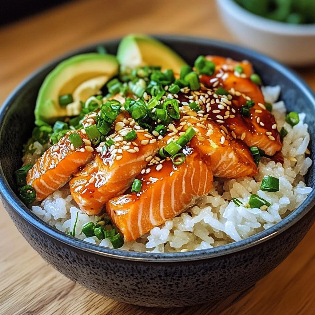 Crispy Salmon and Rice Bowl 1 Crispy Salmon and Rice Bowl