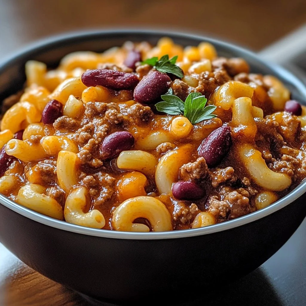 Crock Pot Cheddar Chili Mac 1 Crock Pot Cheddar Chili Mac