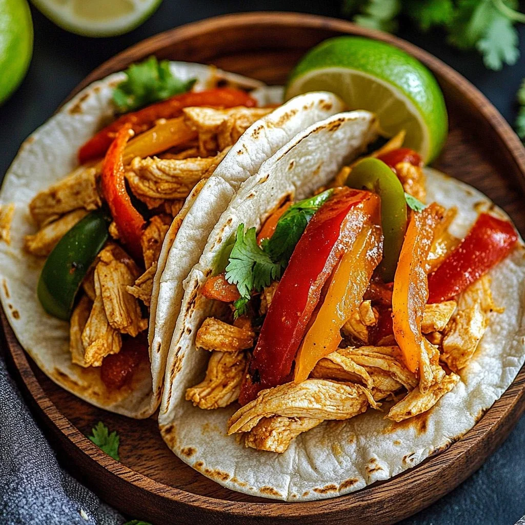 Crockpot Chicken Fajitas 1 Crockpot Chicken Fajitas