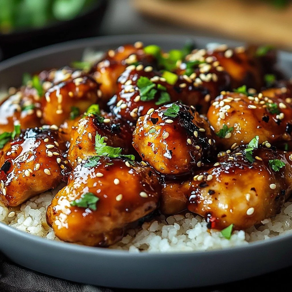 Honey Garlic Chicken 1 Honey Garlic Chicken