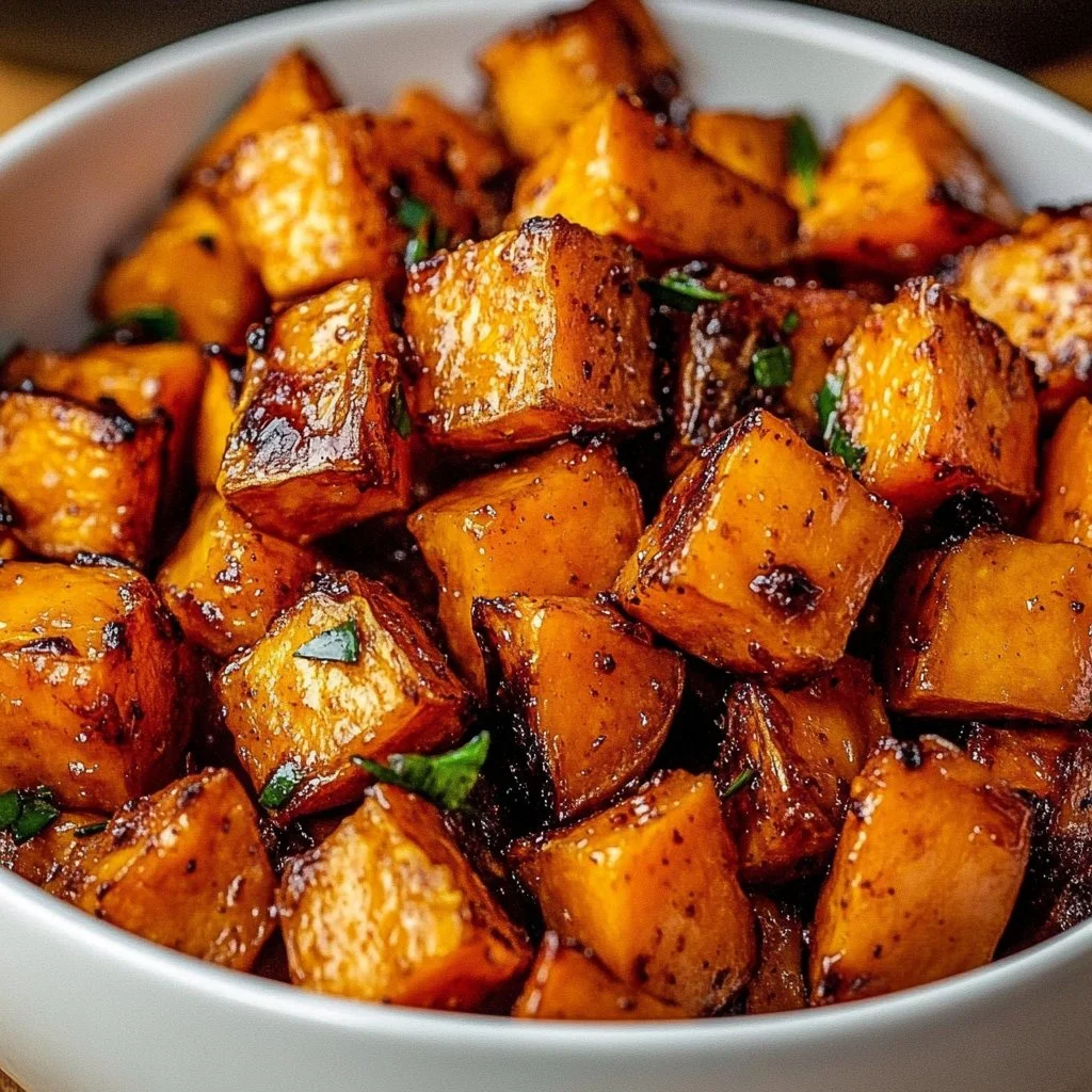 Honey Roasted Sweet Potatoes