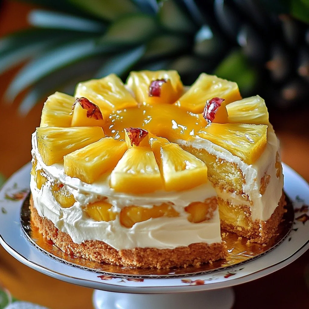 Juicy Pineapple Heaven Cake