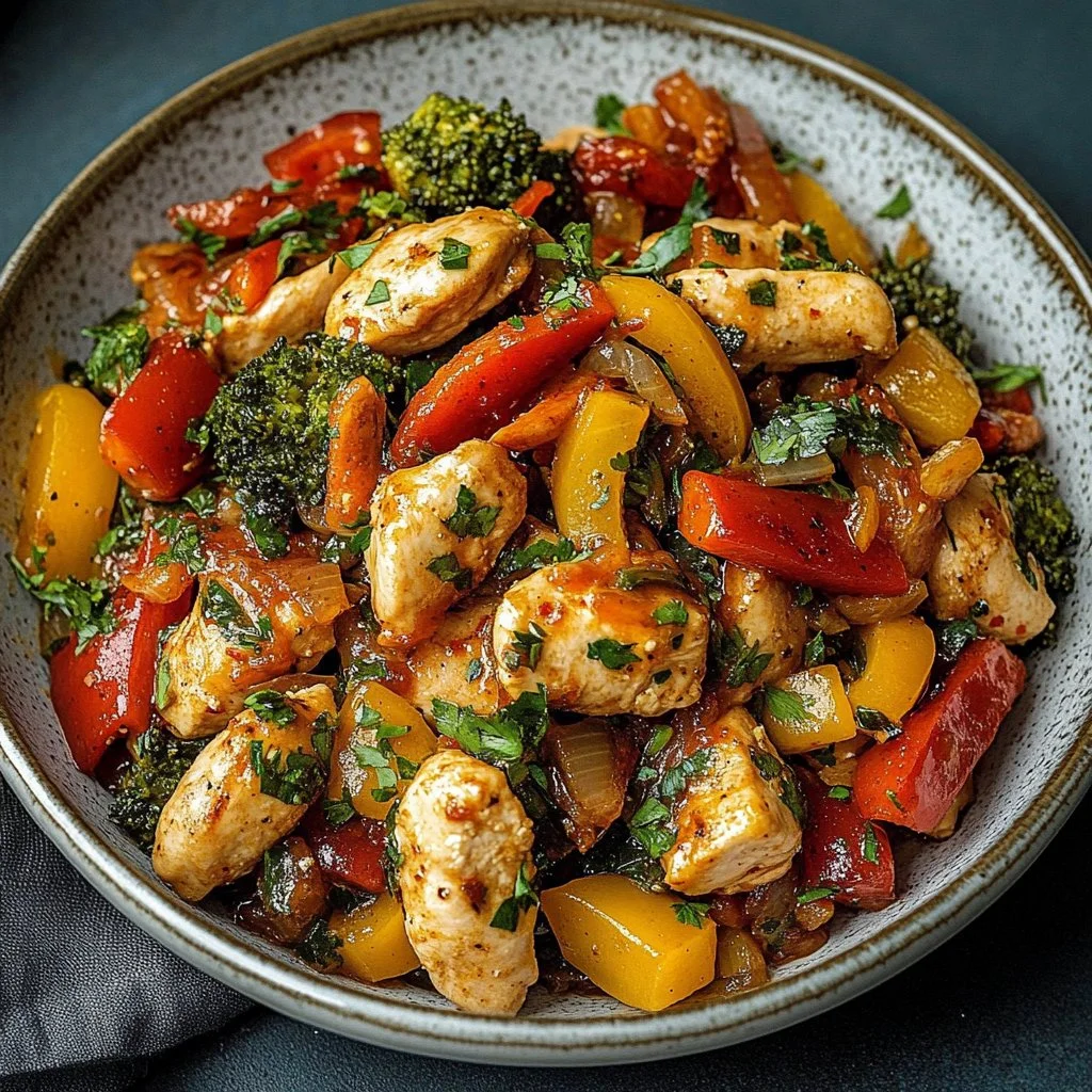 Mediterranean Chicken Stir-Fry