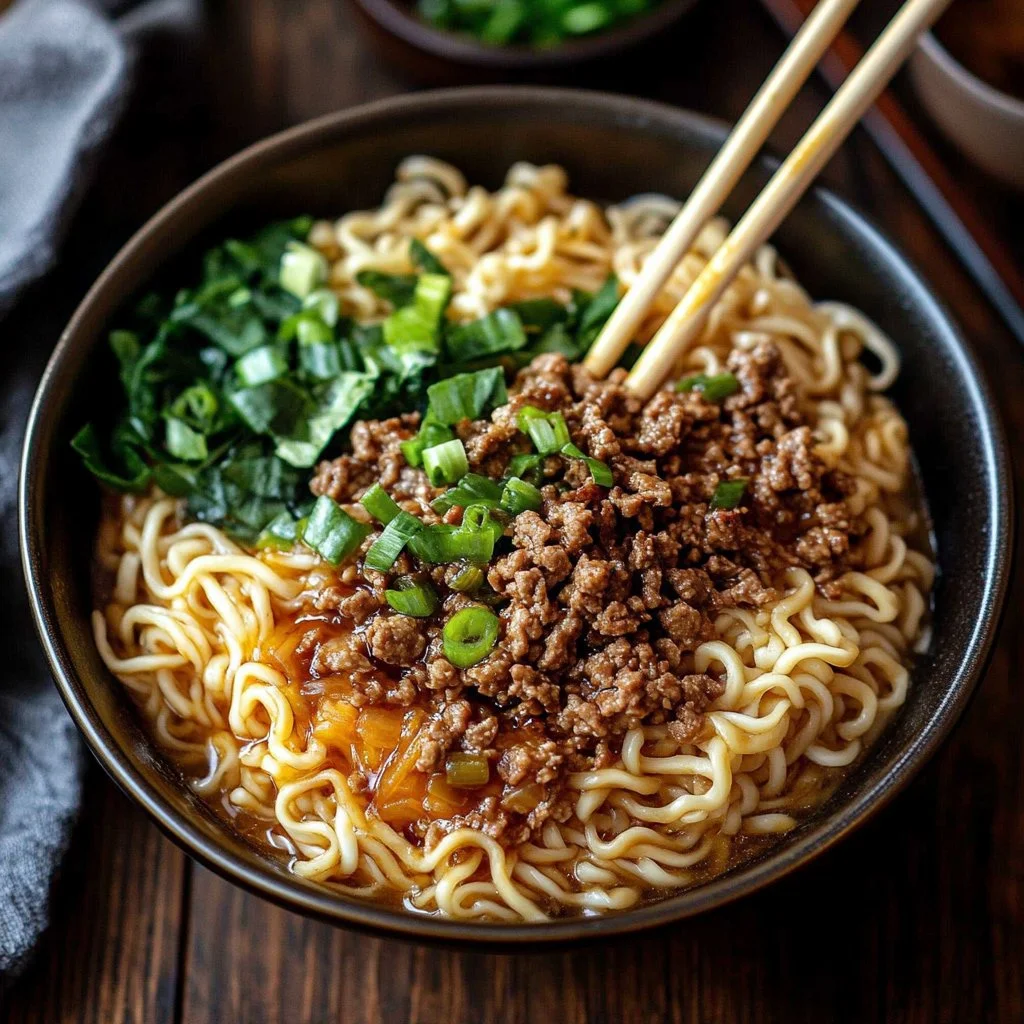 Mongolian-Style Noodle Bowl 1 Mongolian-Style Noodle Bowl