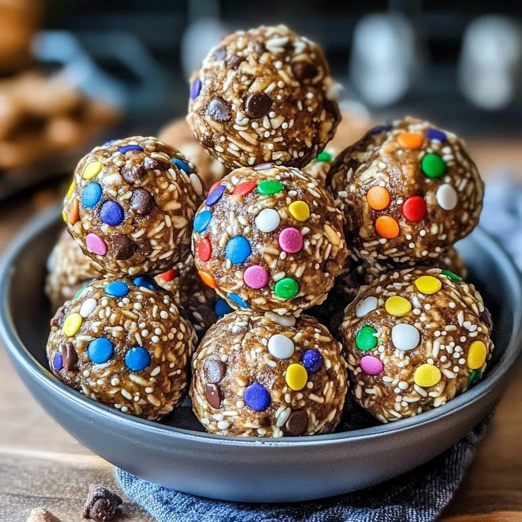 Monster Cookie Protein Balls 1 Monster Cookie Protein Balls