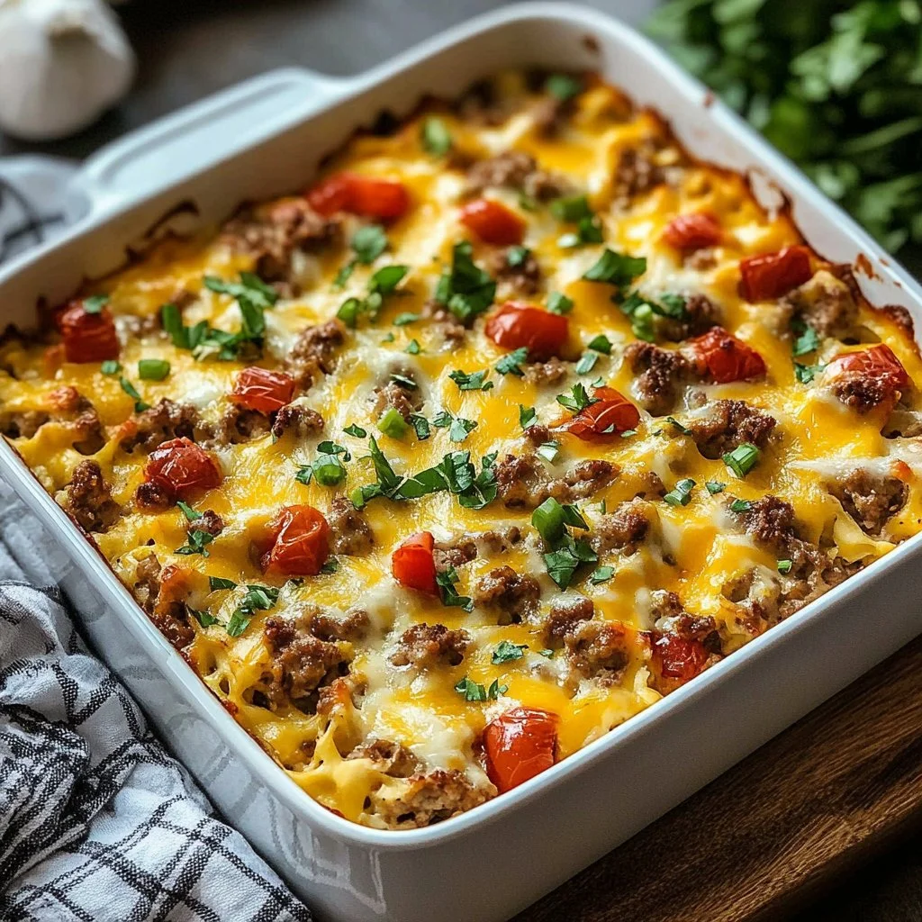 Overnight Breakfast Casserole 1 Overnight Breakfast Casserole