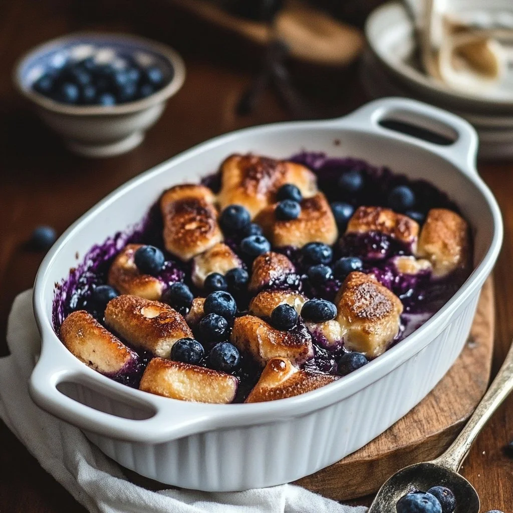 Quick Blueberry French Toast Casserole 1 Quick Blueberry French Toast Casserole
