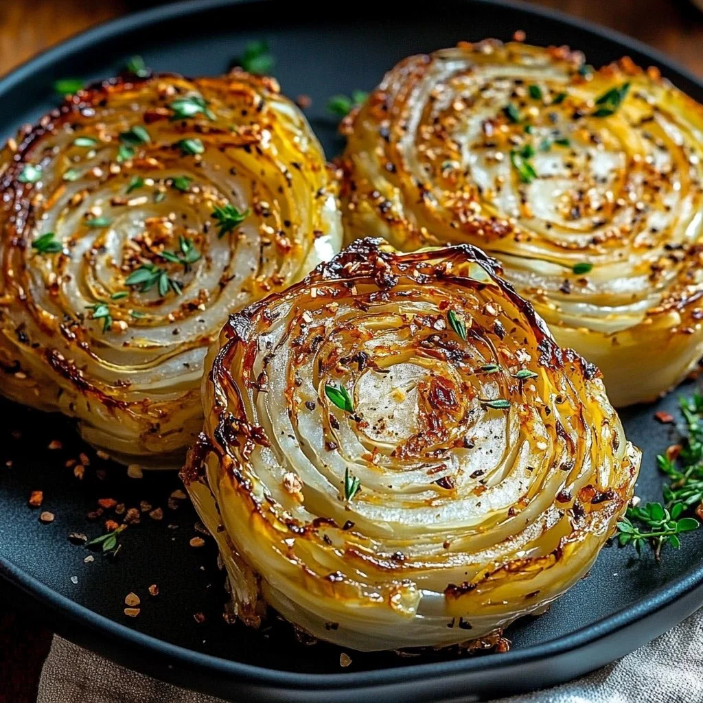 Roasted Cabbage Steaks 1 Roasted Cabbage Steaks