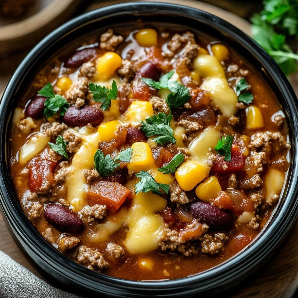 Slow Cooker Cowboy Casserole