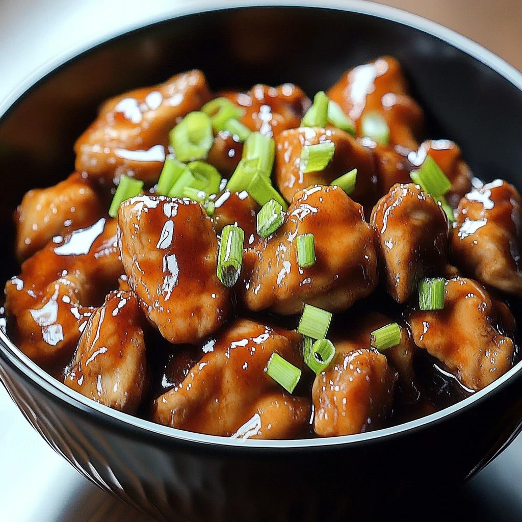 Delicious Slow Cooker Honey Garlic Chicken served on a plate with vegetables.