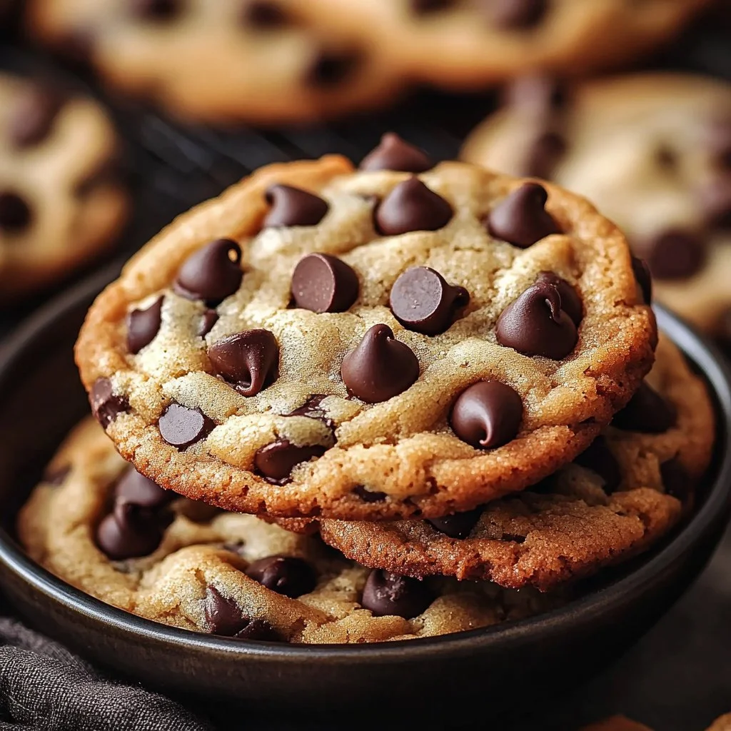 Delicious soft batch chocolate chip cookies on a baking tray.