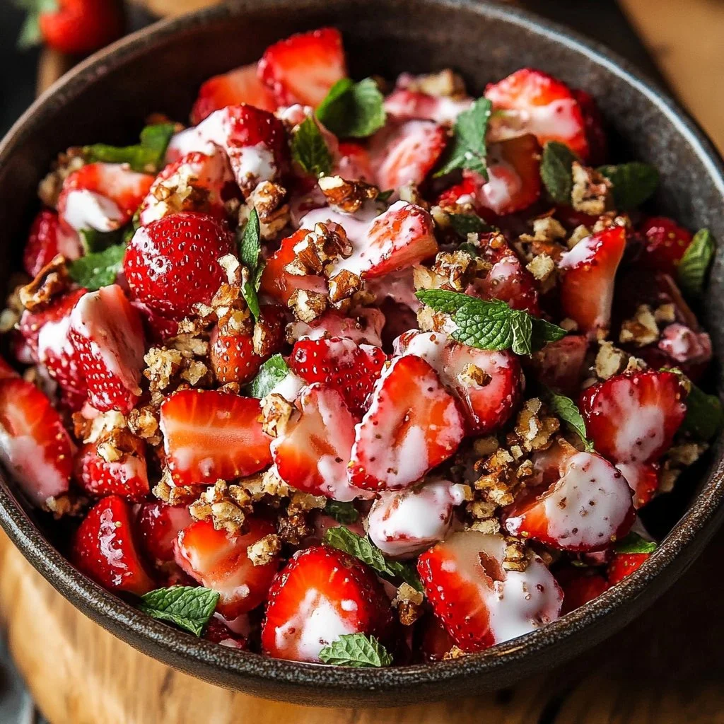 Strawberry Crackle Salad 1 Strawberry Crackle Salad
