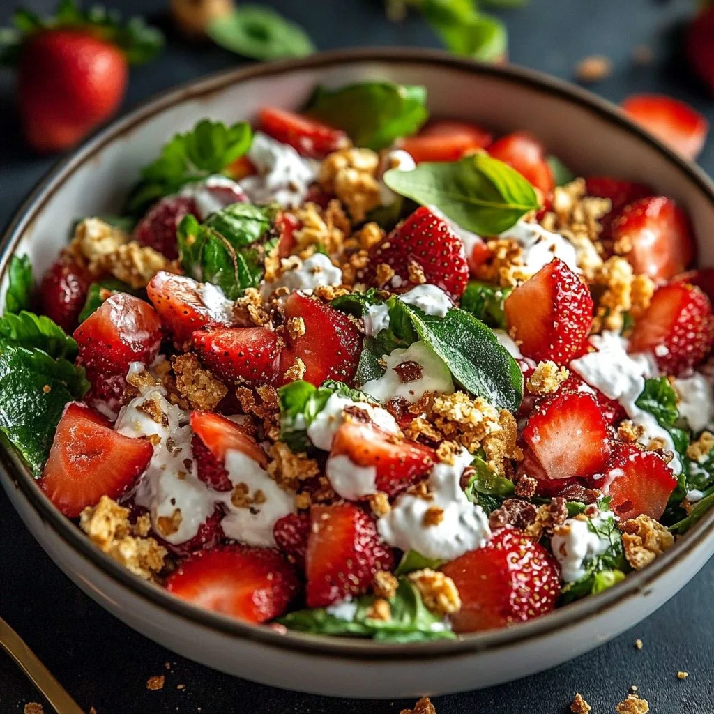 Strawberry Crackle Salad