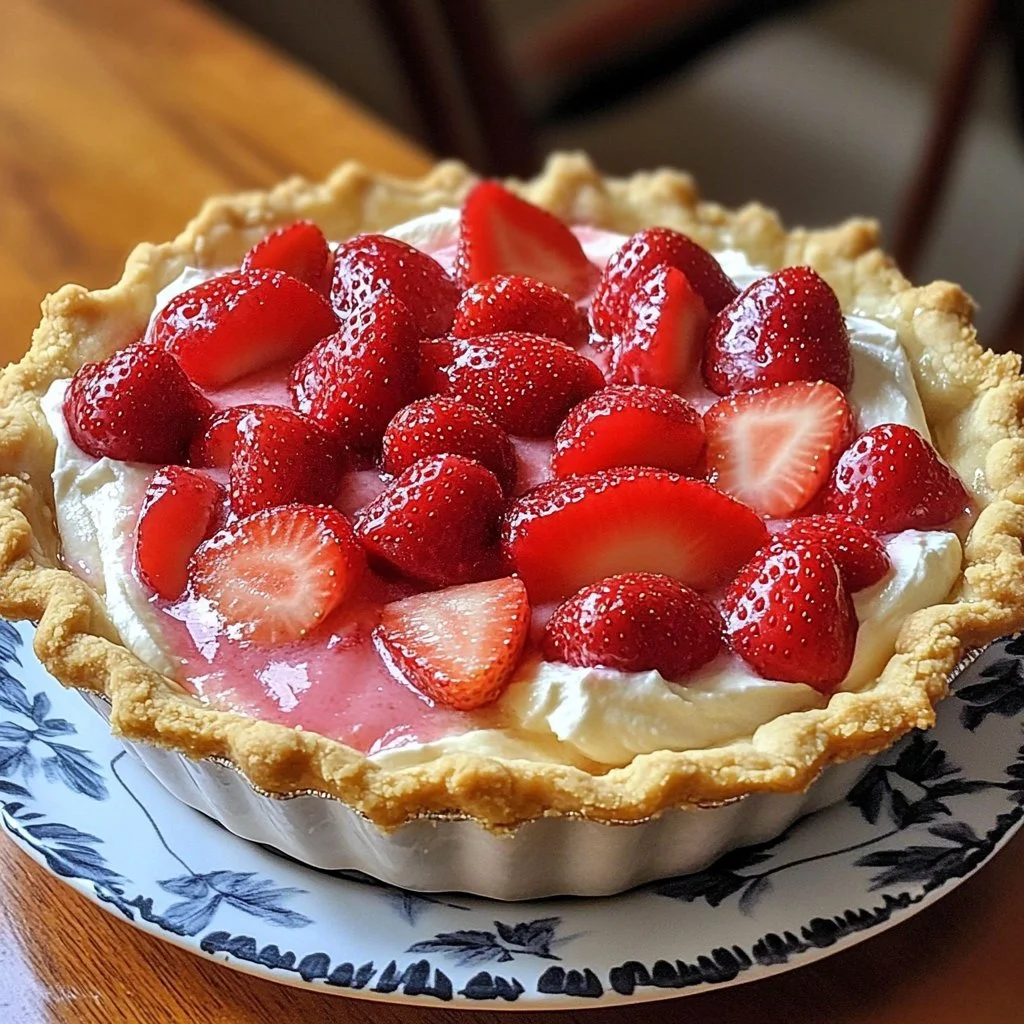 Strawberry Cream Cheese Pie 1 Strawberry Cream Cheese Pie