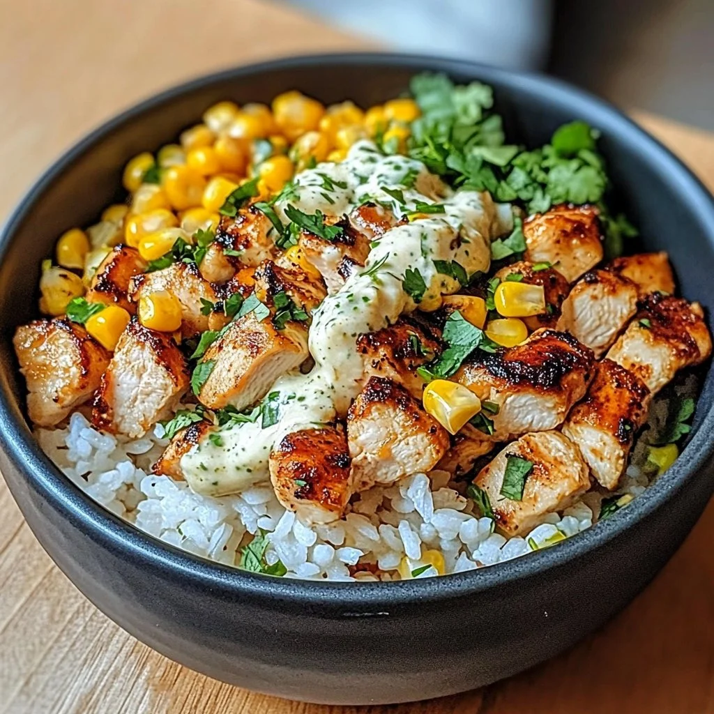 Street Corn Chicken Rice Bowl 1 Street Corn Chicken Rice Bowl