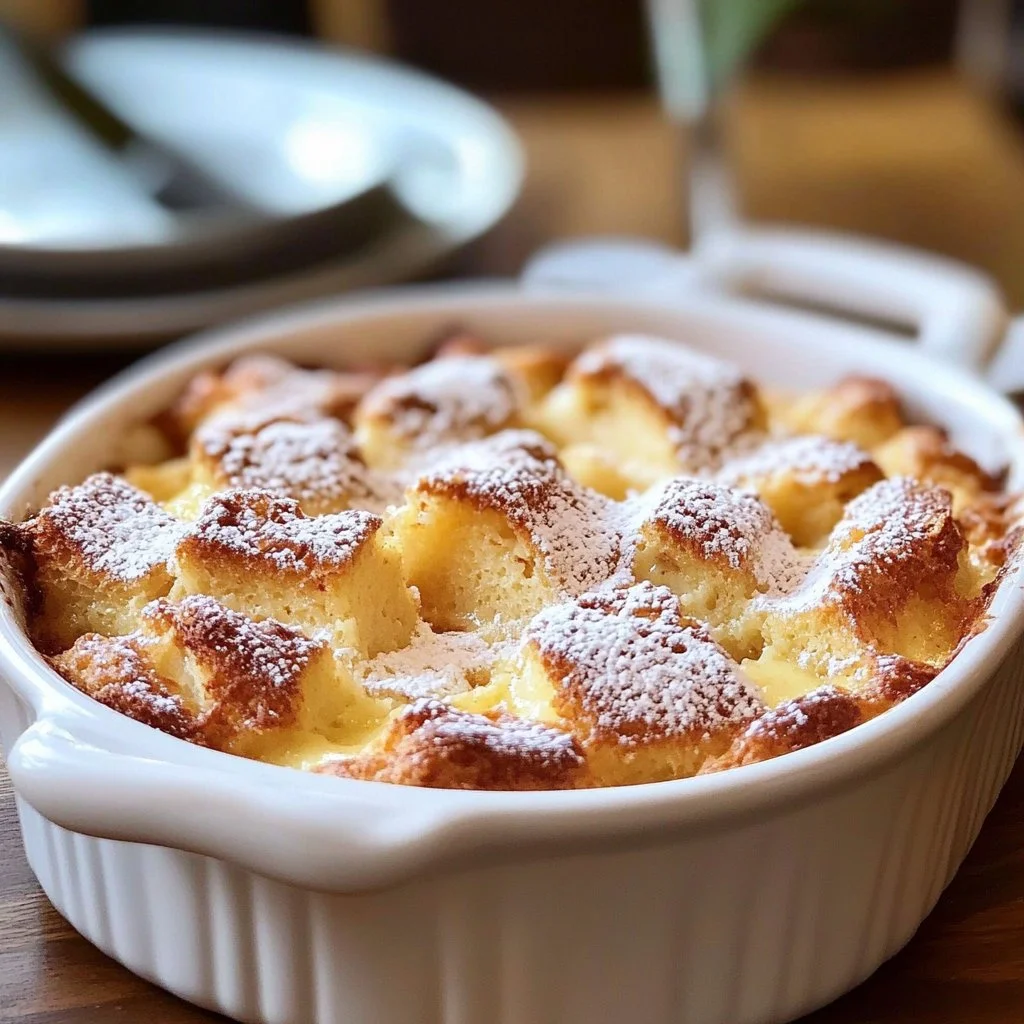 Delicious Traditional French Toast Casserole baked with cinnamon and served warm.