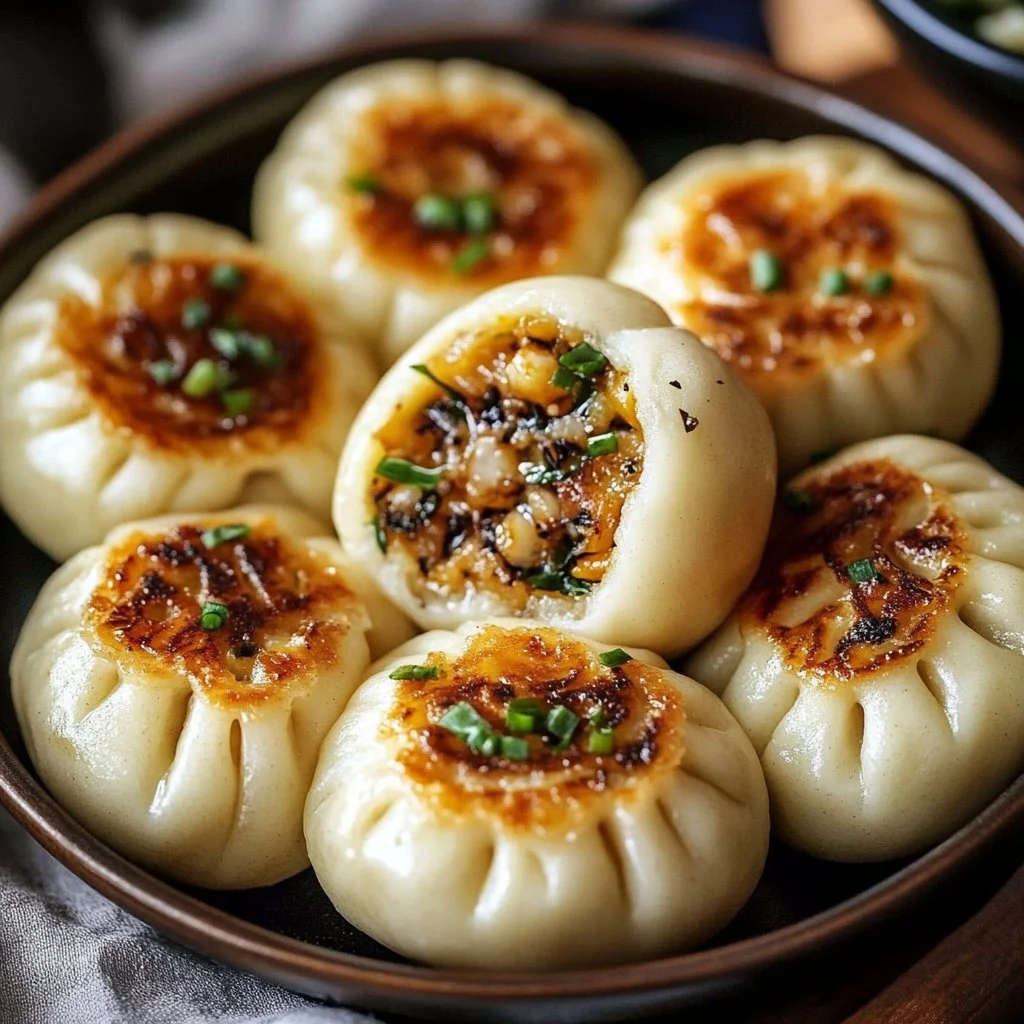 Vegan Pan-Fried Buns 1 Vegan Pan-Fried Buns (生煎包)