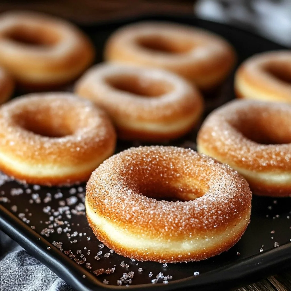 Baked Cinnamon Sugar Donuts