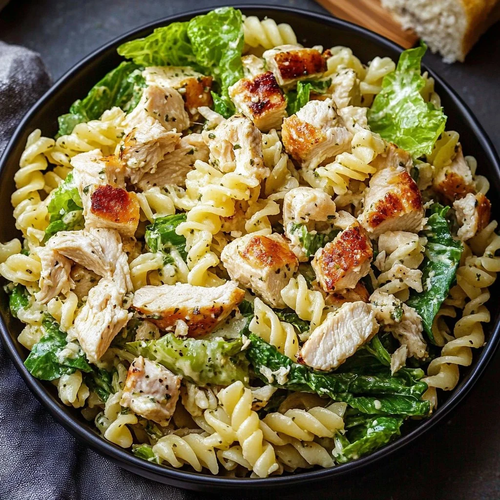 Chicken Caesar Pasta Salad
