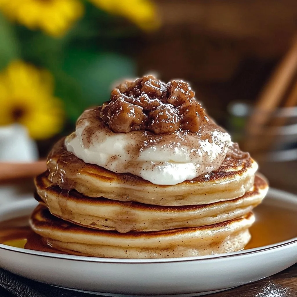 Cinnamon Roll Pancakes
