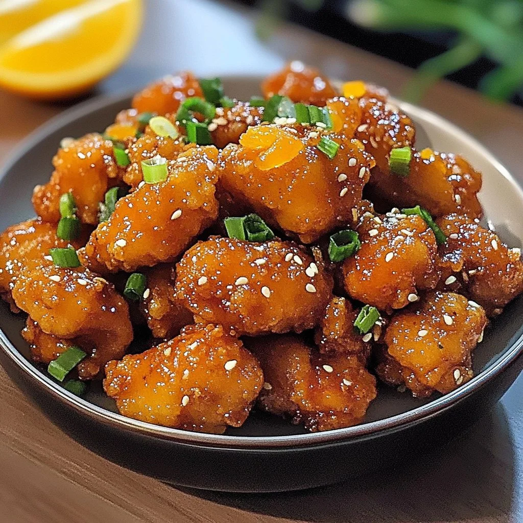 Crispy Homemade Orange Chicken
