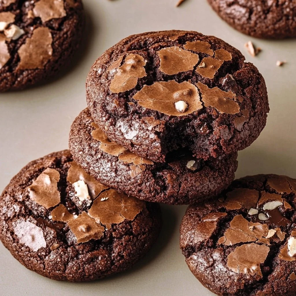 Gourmet brownie cookies with rich chocolate and a chewy texture