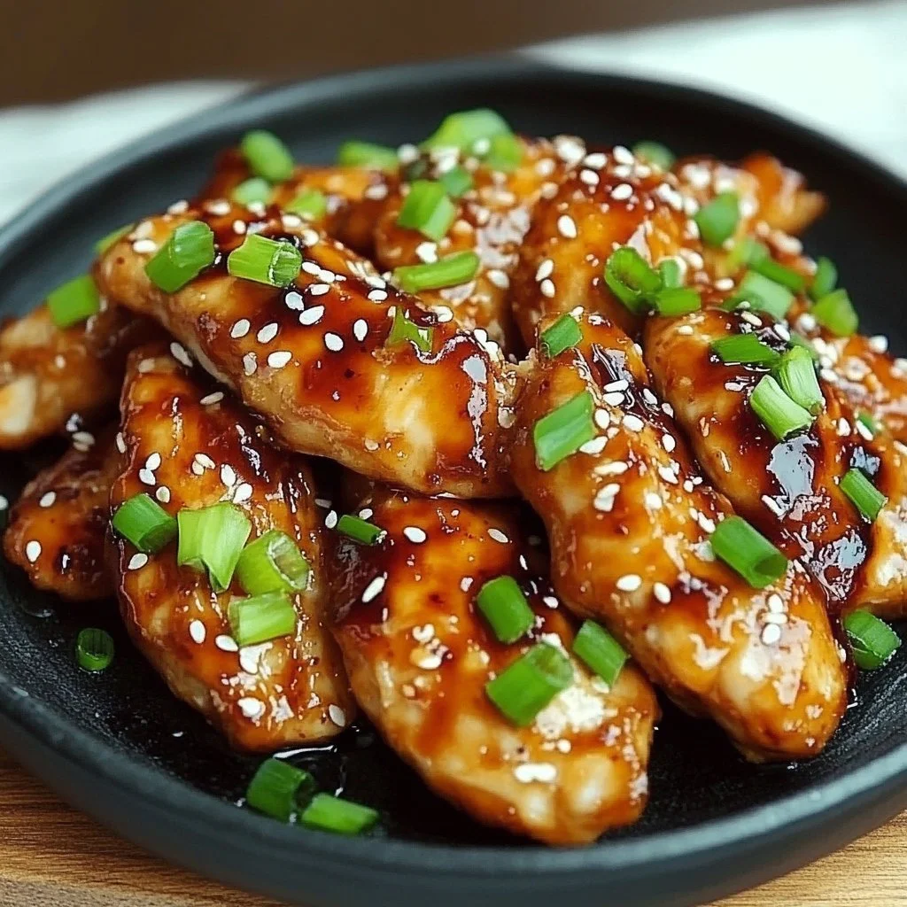 Delicious Korean-Style Chicken Breast served with vegetables and rice