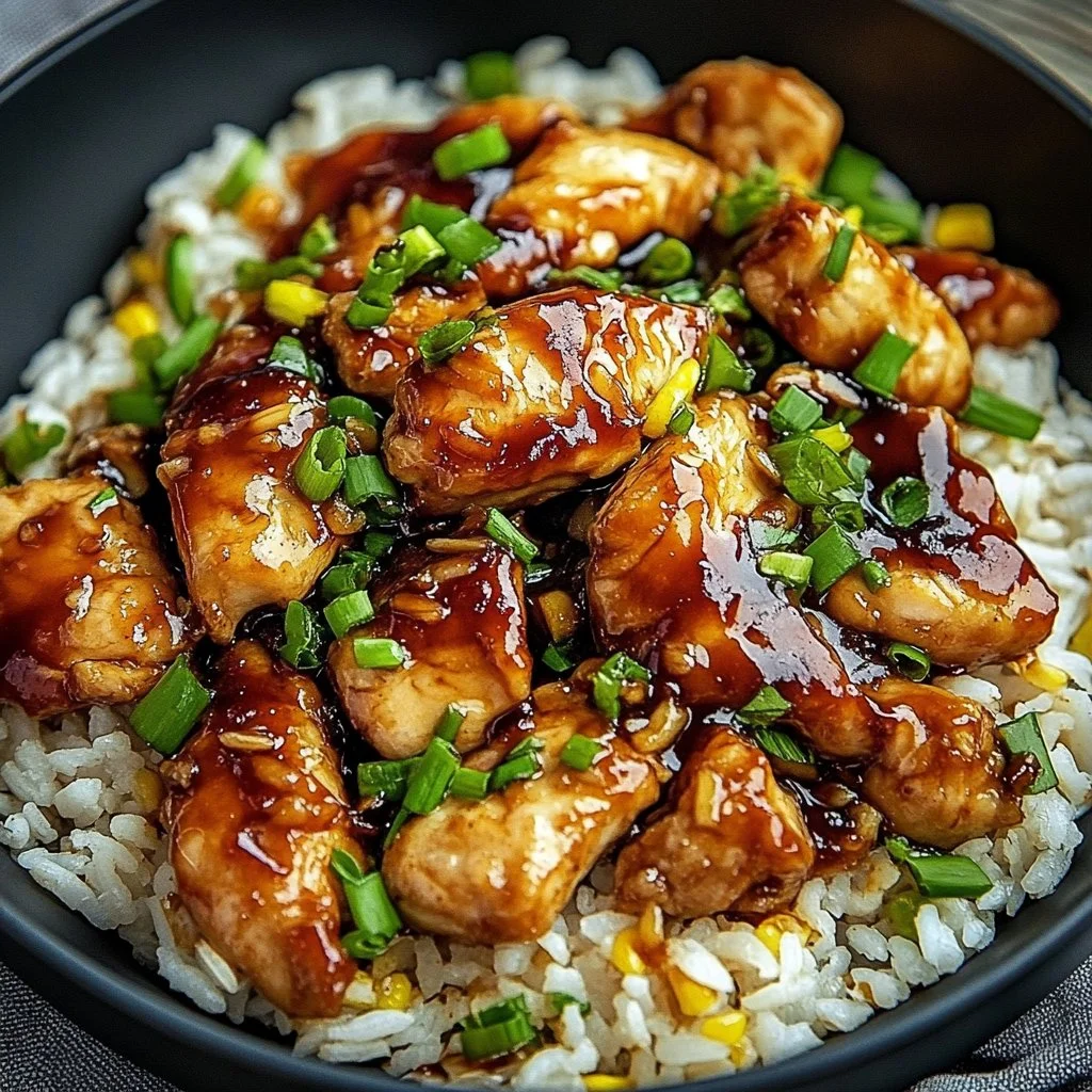 One-Pan Honey BBQ Chicken Rice