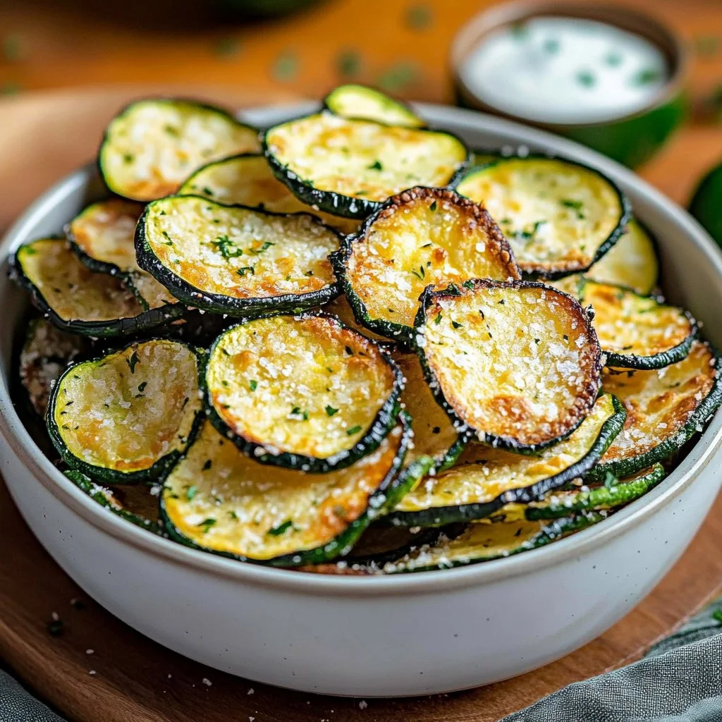 Oven-Baked Zucchini Chips