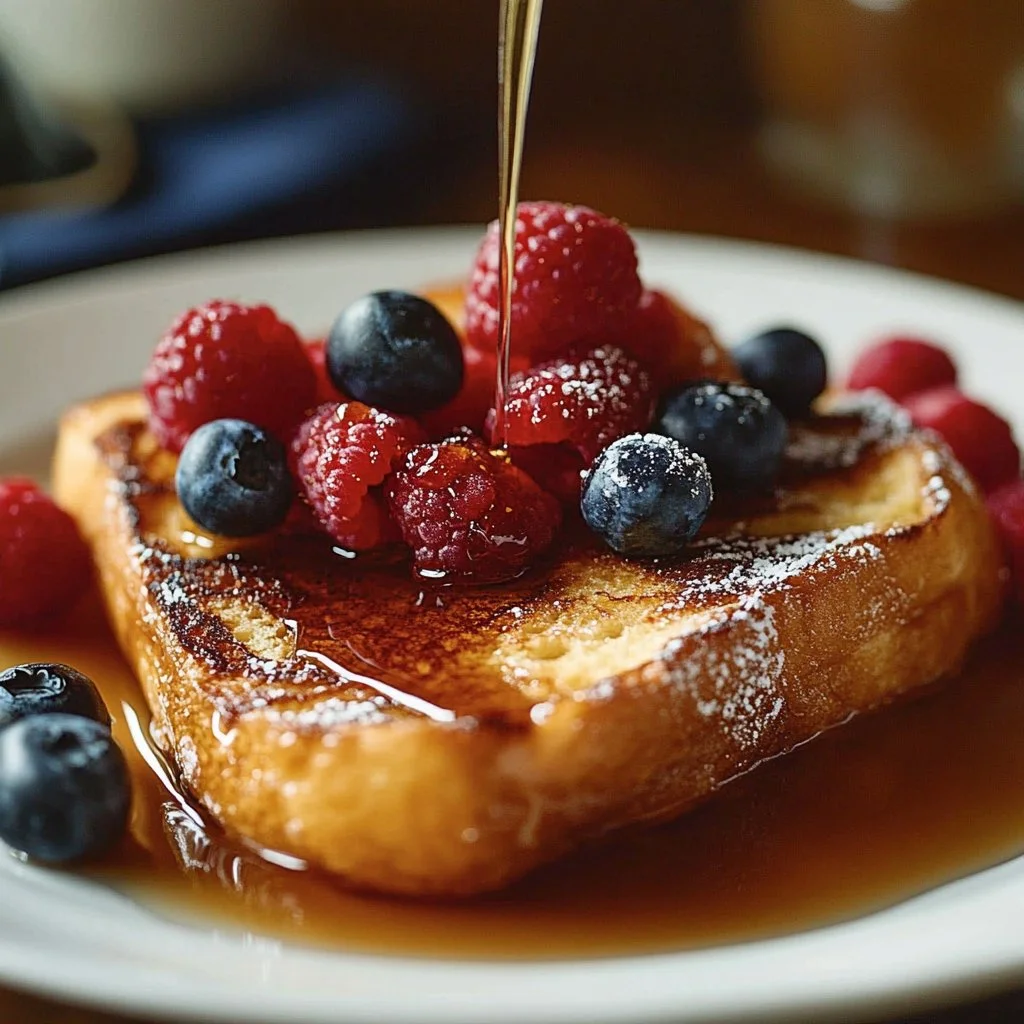 Delicious Overnight French Toast Casserole ready to serve for breakfast