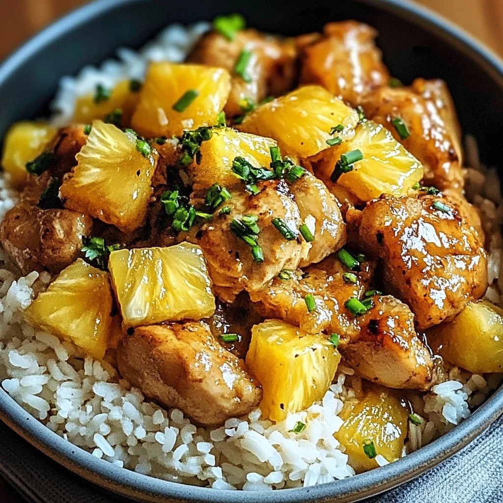 Pineapple Chicken and Rice