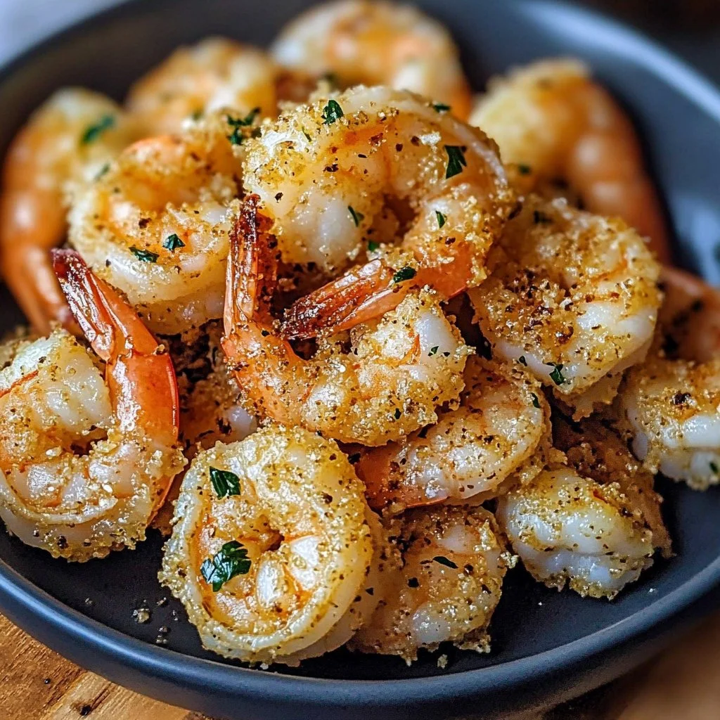 Air Fryer Garlic Parmesan Shrimp