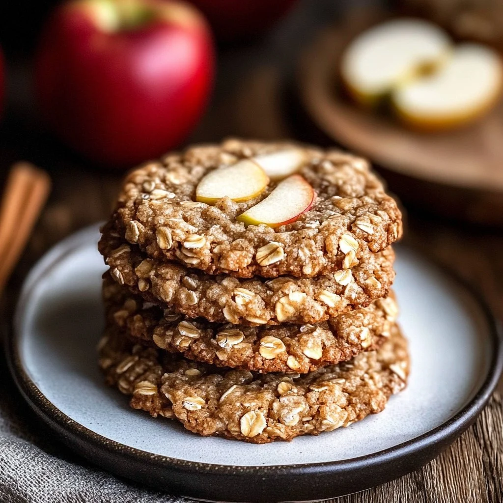 Apple Pie Oatmeal Cookies 1 Apple Pie Oatmeal Cookies