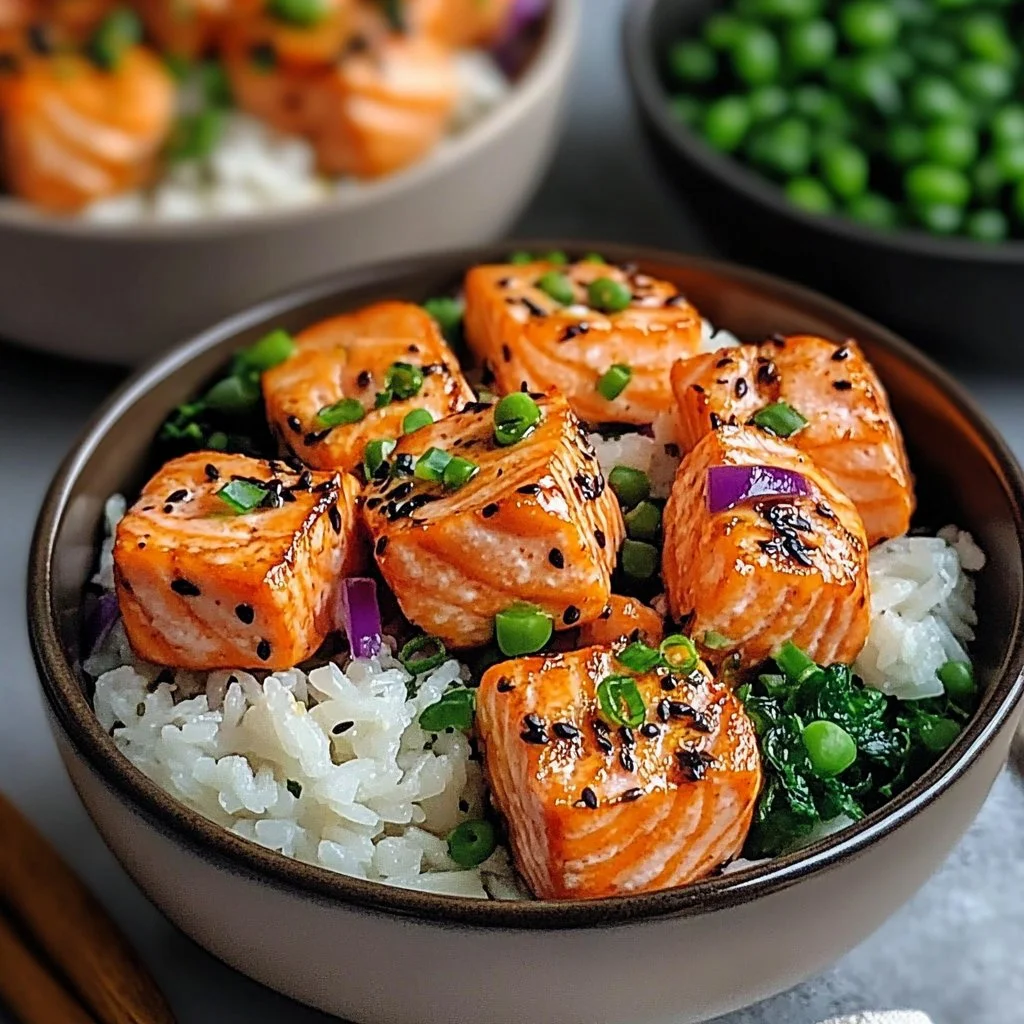 Bang Bang Salmon Bites Bowls
