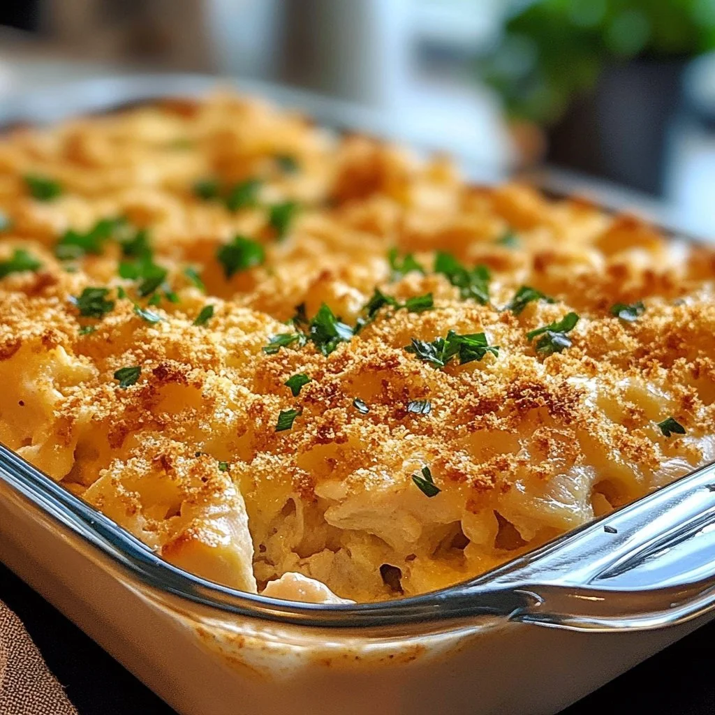 Buttery Million Dollar Chicken Casserole 1 Buttery Million Dollar Chicken Casserole