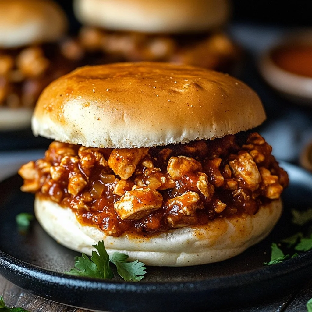 Cajun Chicken Sloppy Joes 1 Cajun Chicken Sloppy Joes