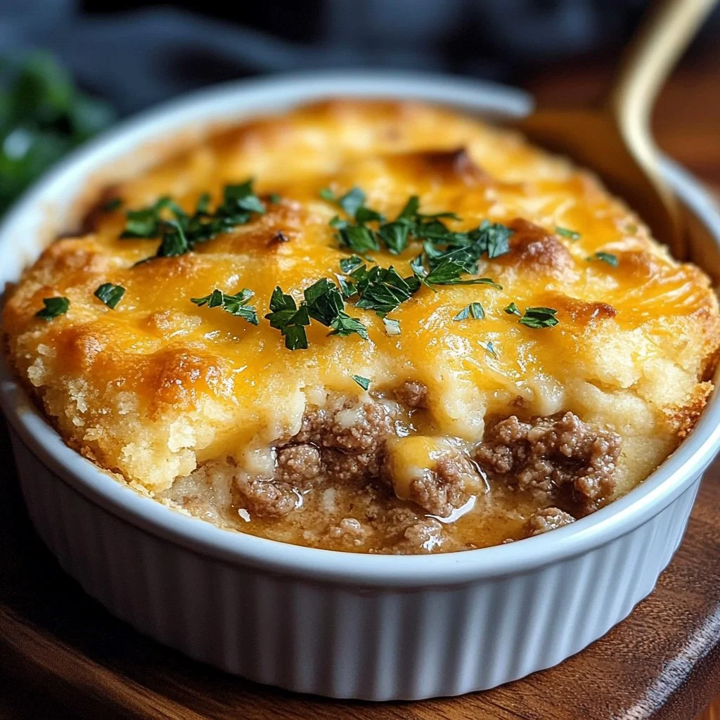 Cheddar Bay Ground Beef Cobbler