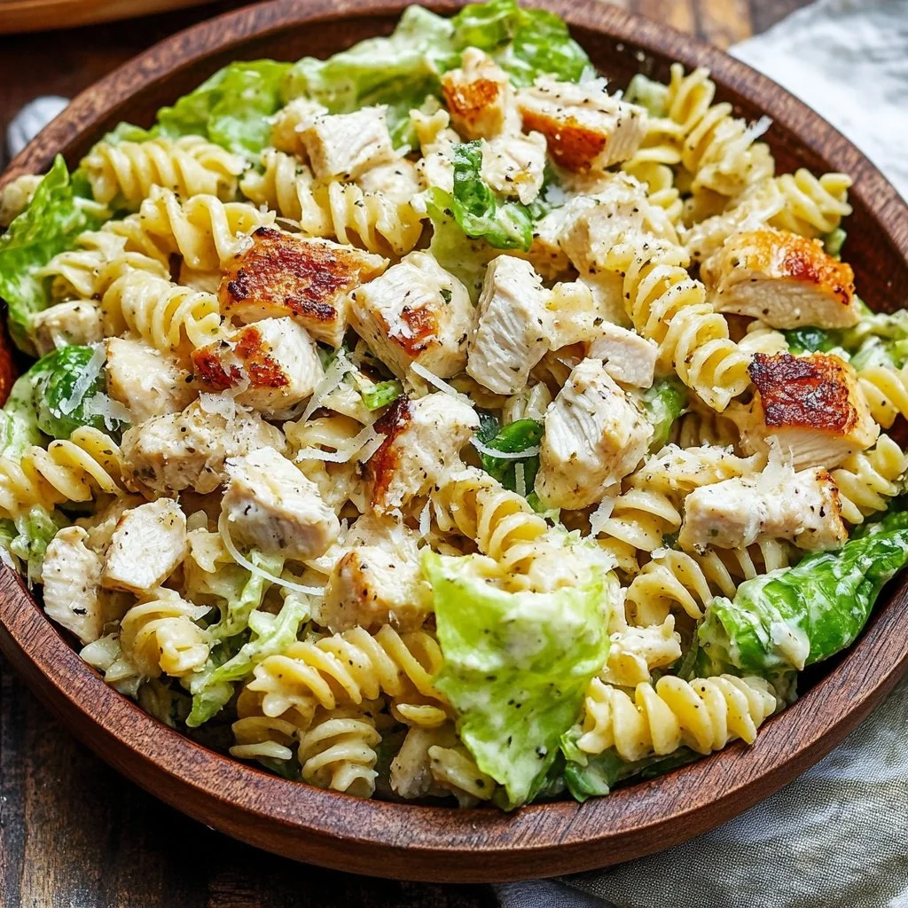 Chicken Caesar Pasta Salad