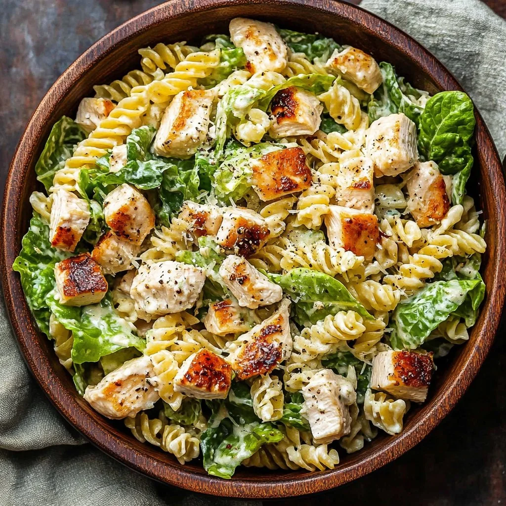 Chicken Caesar Pasta Salad